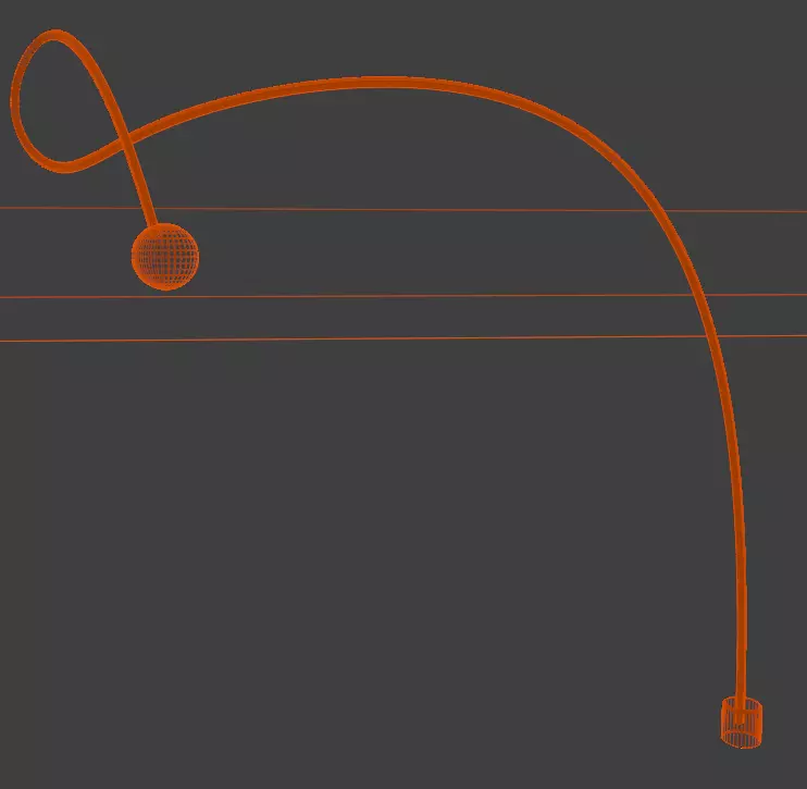 Floor lamp 3D model_0