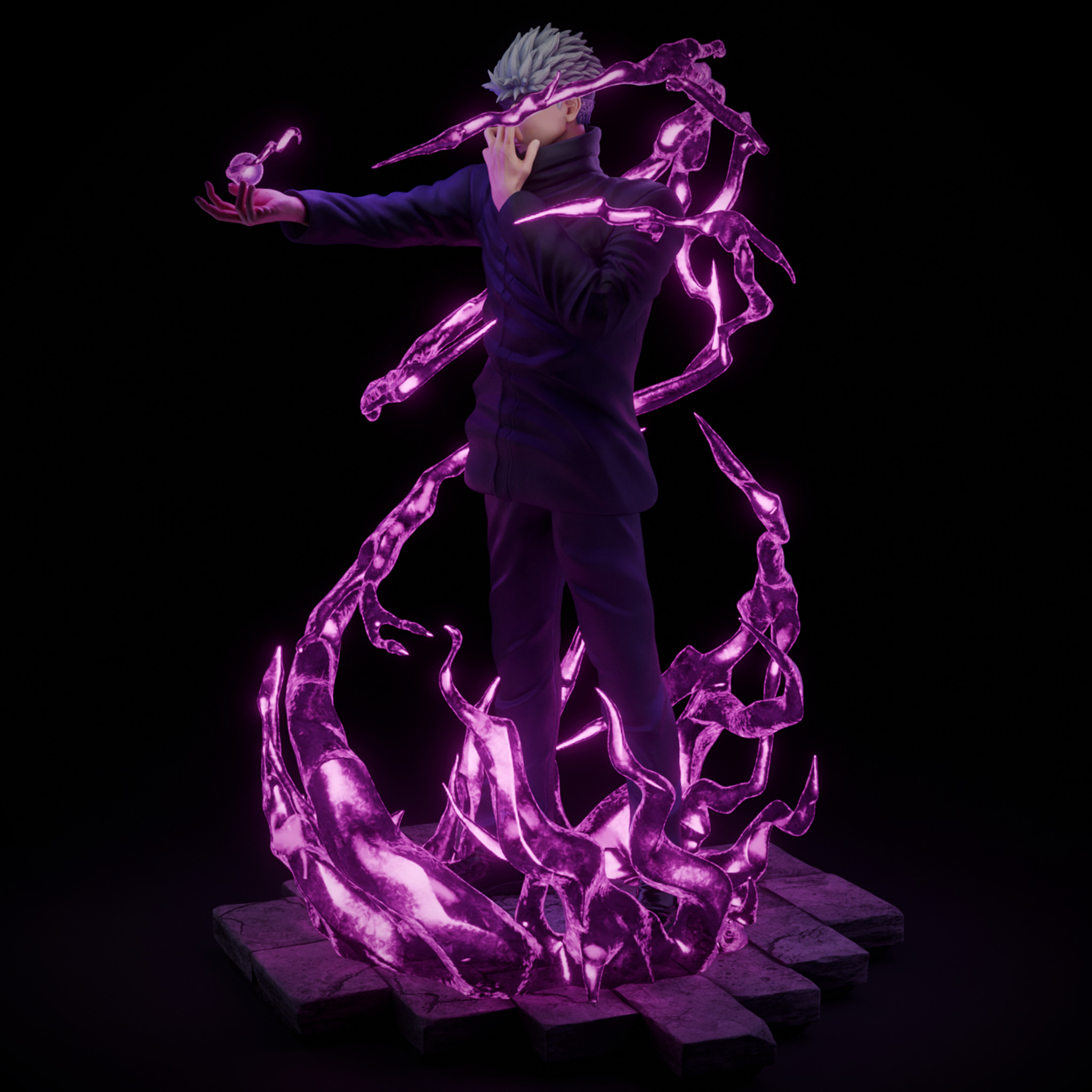 Satoru Gojo - Jujutsu Kaisen 3D print model_4
