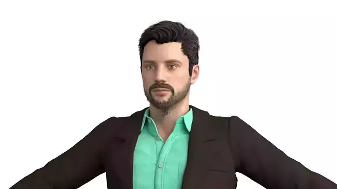 James  Low-poly 3D model