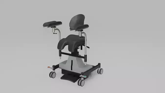 Hospital Equipment Surgiline motorized surgical chair Low-poly 3D model