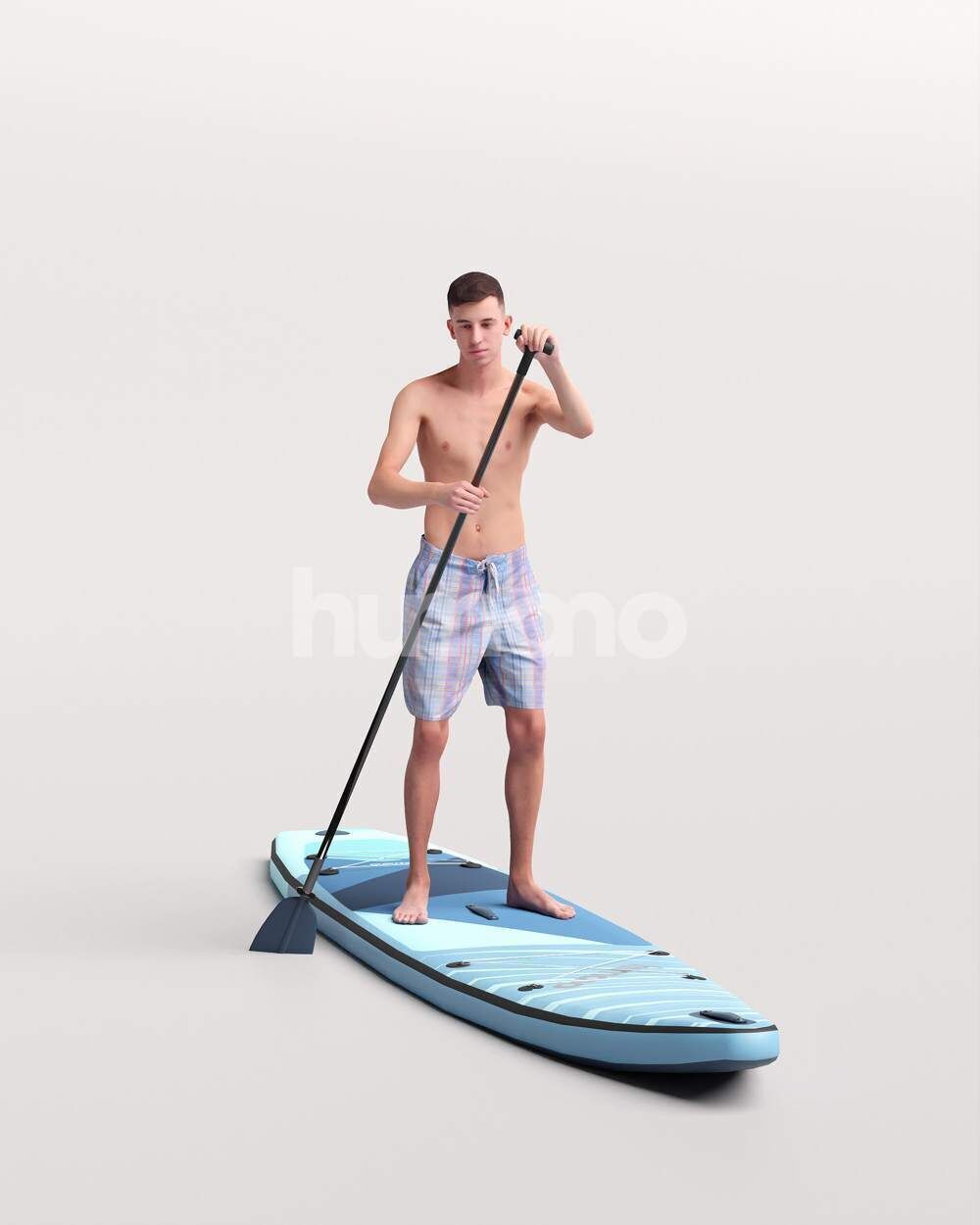 Humano 6-Collection 2505 - KAYAK - SUP -6 x 3D models 3D model_6