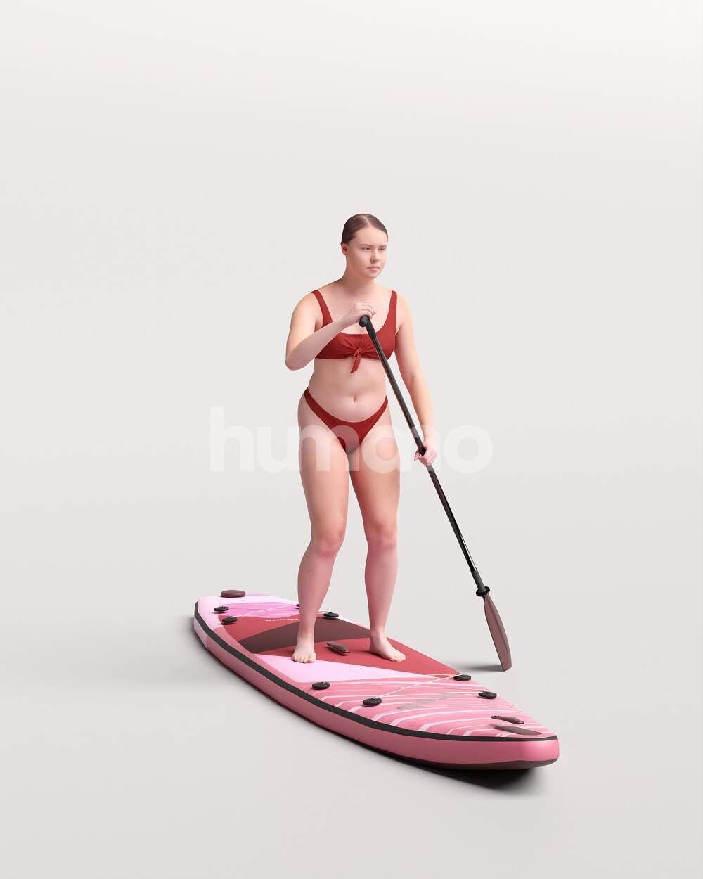 Humano 6-Collection 2505 - KAYAK - SUP -6 x 3D models 3D model_7