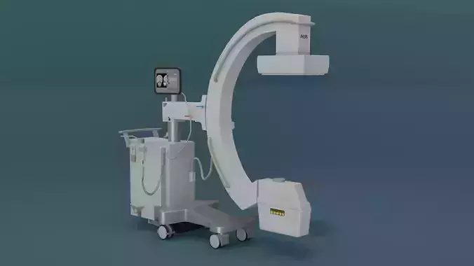 Hospital Equipment Philips Zenition 70 Xray machine Low-poly 3D model