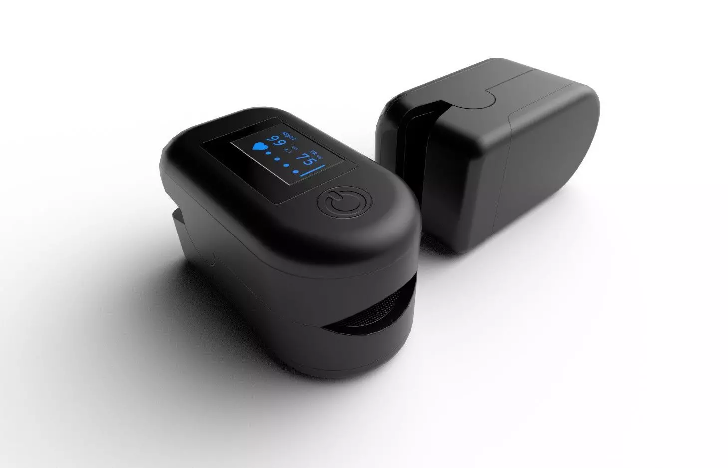 Oximeter M01 Low-poly 3D model