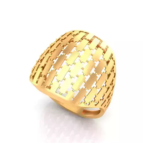 fusion women gold ring 1046