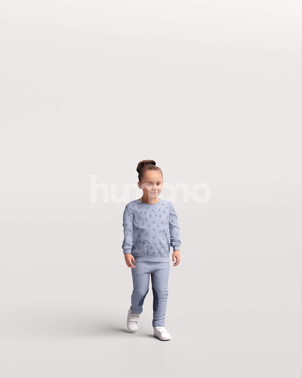 Humano 18-Collection 2504 - WALKING -18 x 3D models 3D model_2