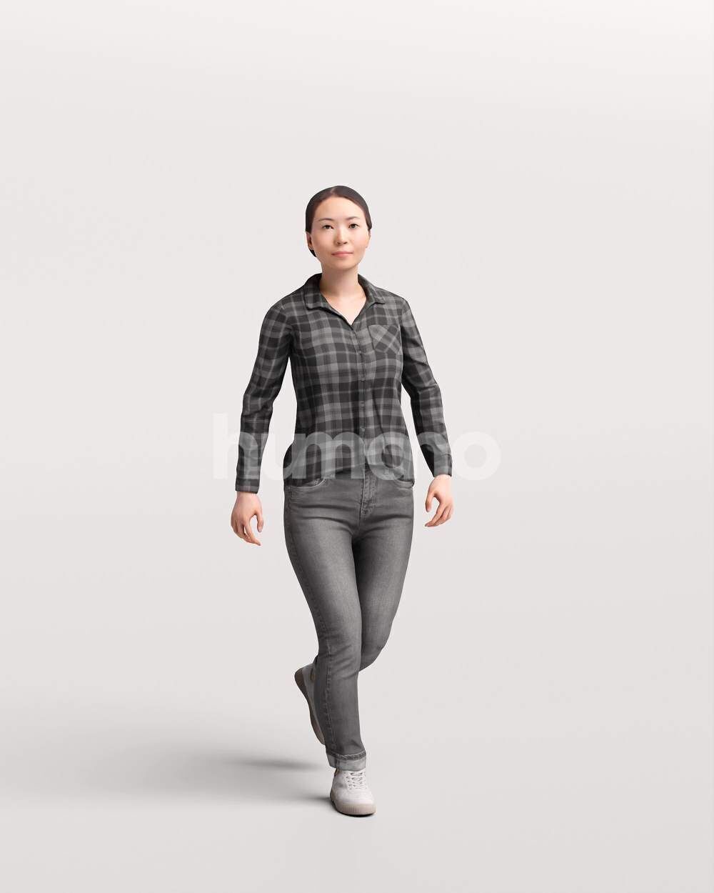 Humano 18-Collection 2504 - WALKING -18 x 3D models 3D model_17