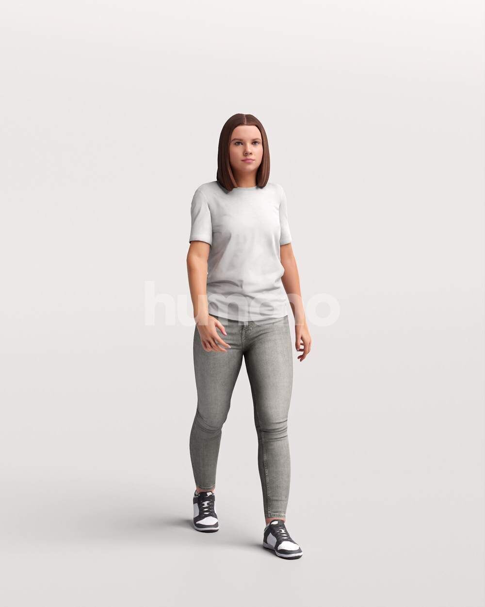 Humano 18-Collection 2504 - WALKING -18 x 3D models 3D model_7