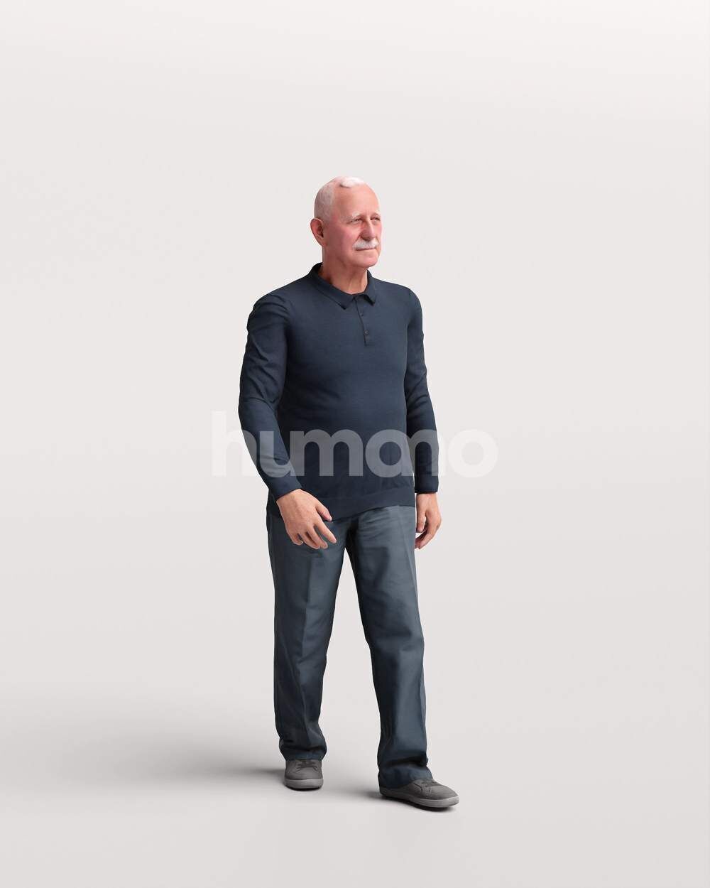 Humano 18-Collection 2504 - WALKING -18 x 3D models 3D model_18