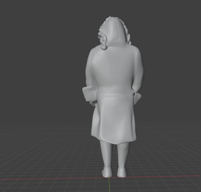 Voltaire 3D print model_2