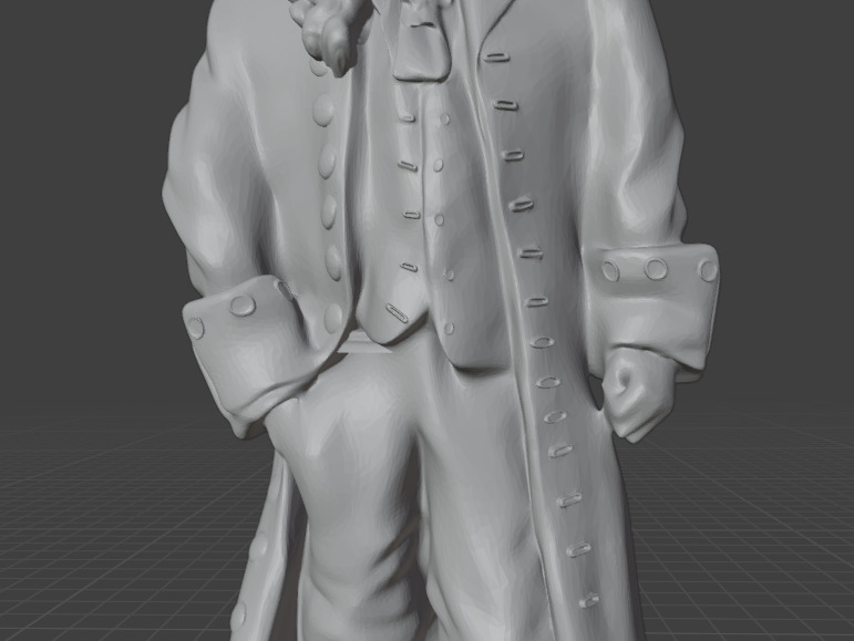 Voltaire 3D print model_9