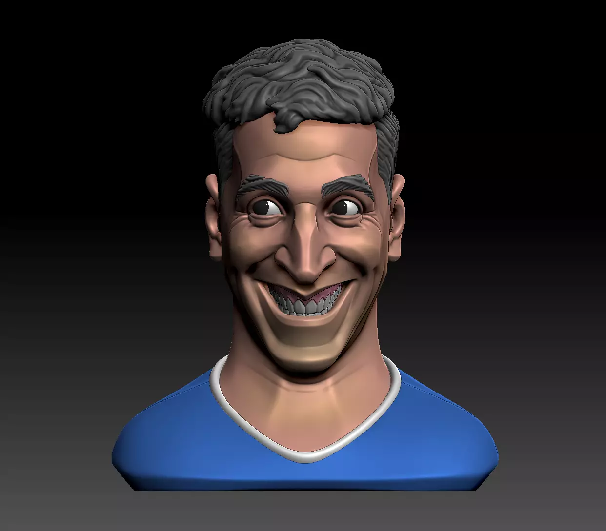 Akshay Caricature 3D print model