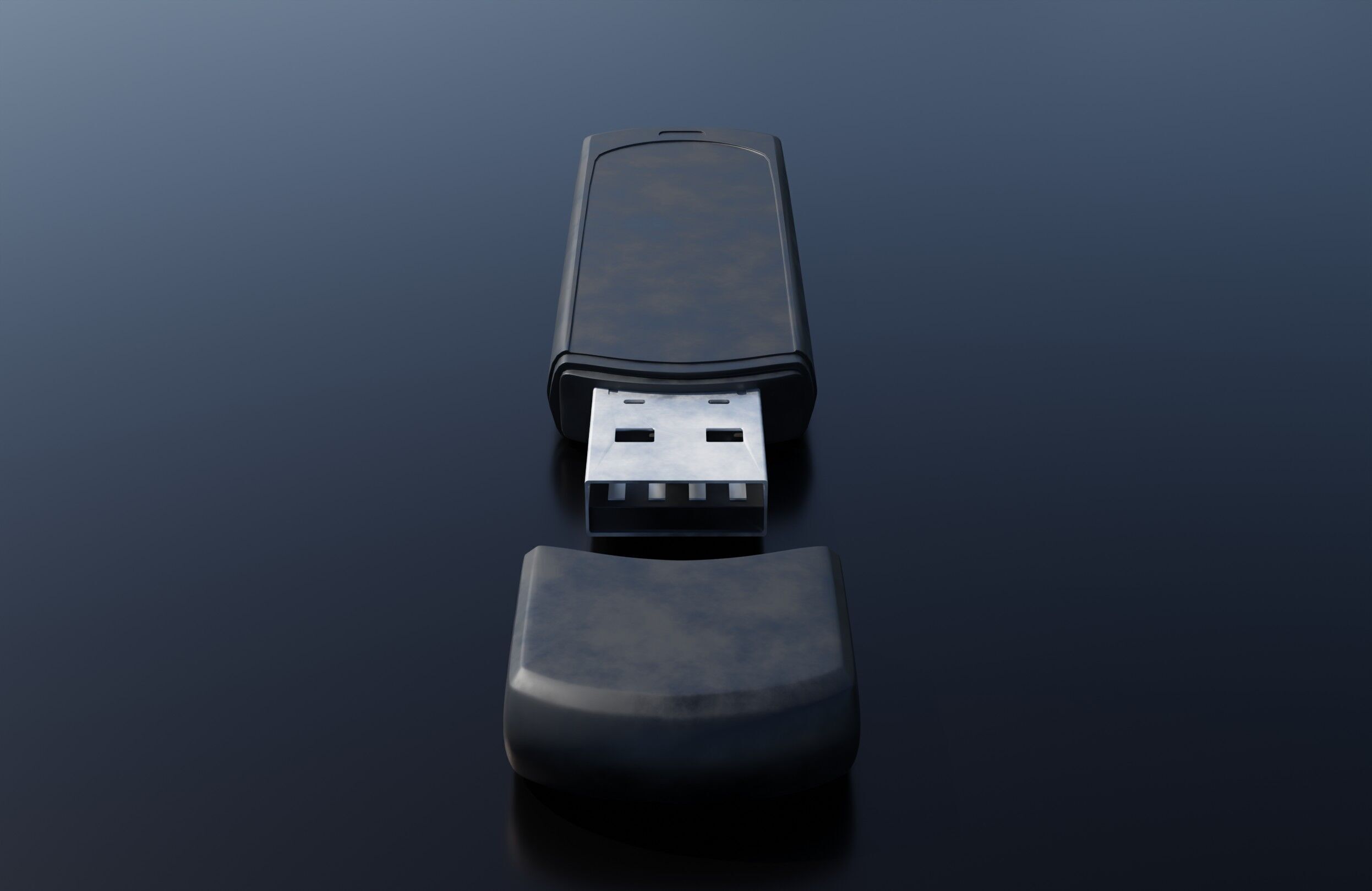USB Flash Drive High Quality 3D model_1