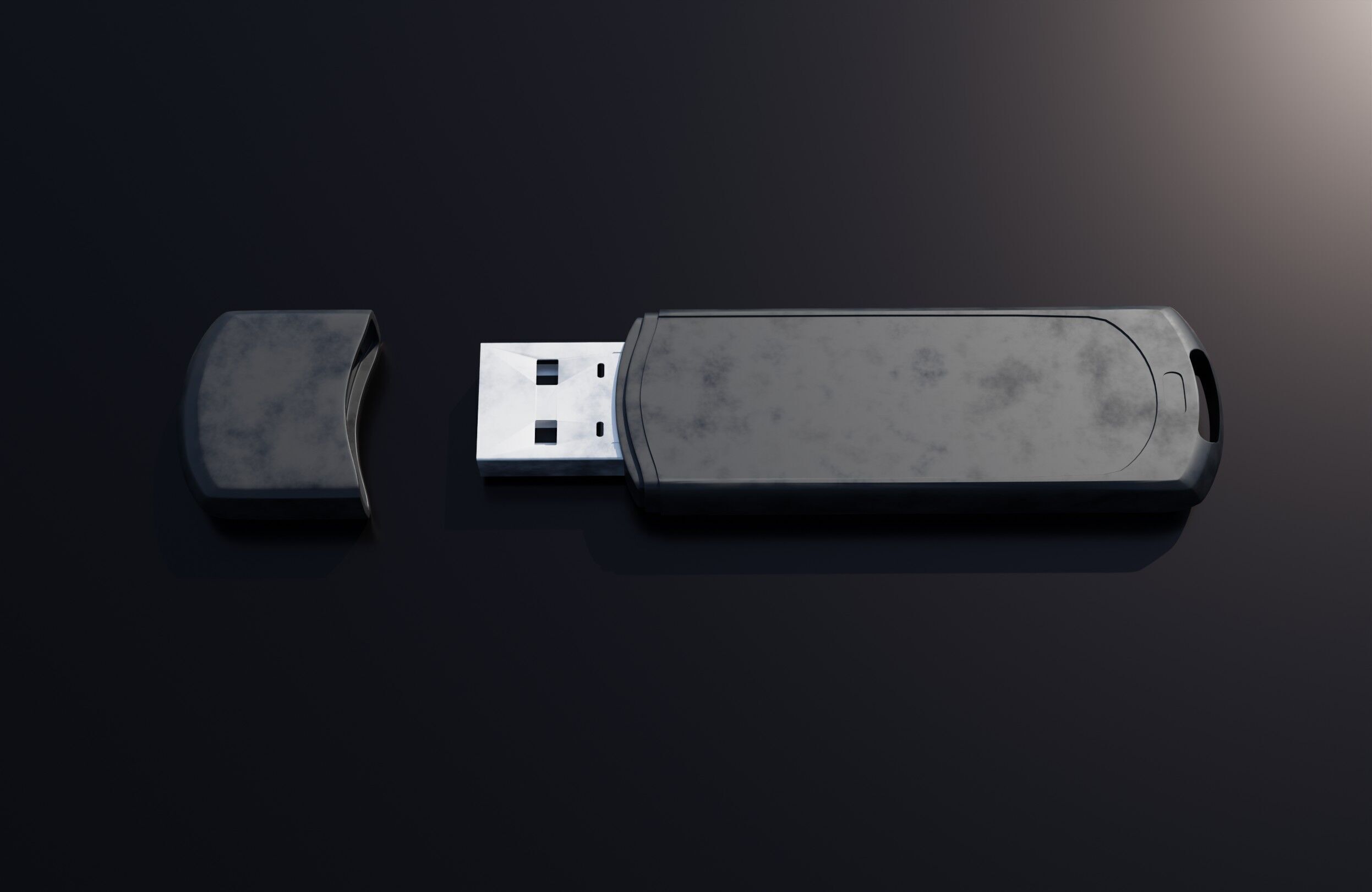 USB Flash Drive High Quality 3D model_3