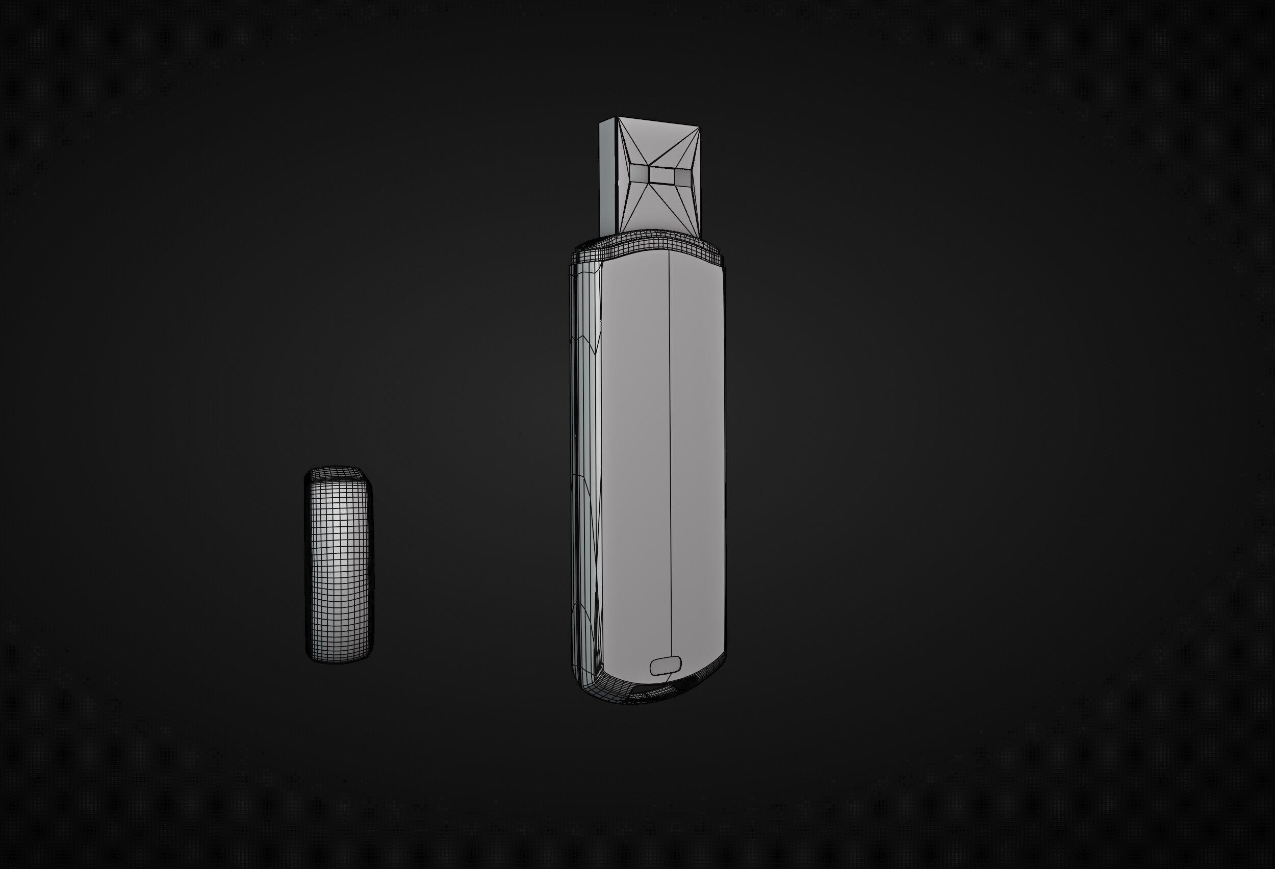 USB Flash Drive High Quality 3D model_6