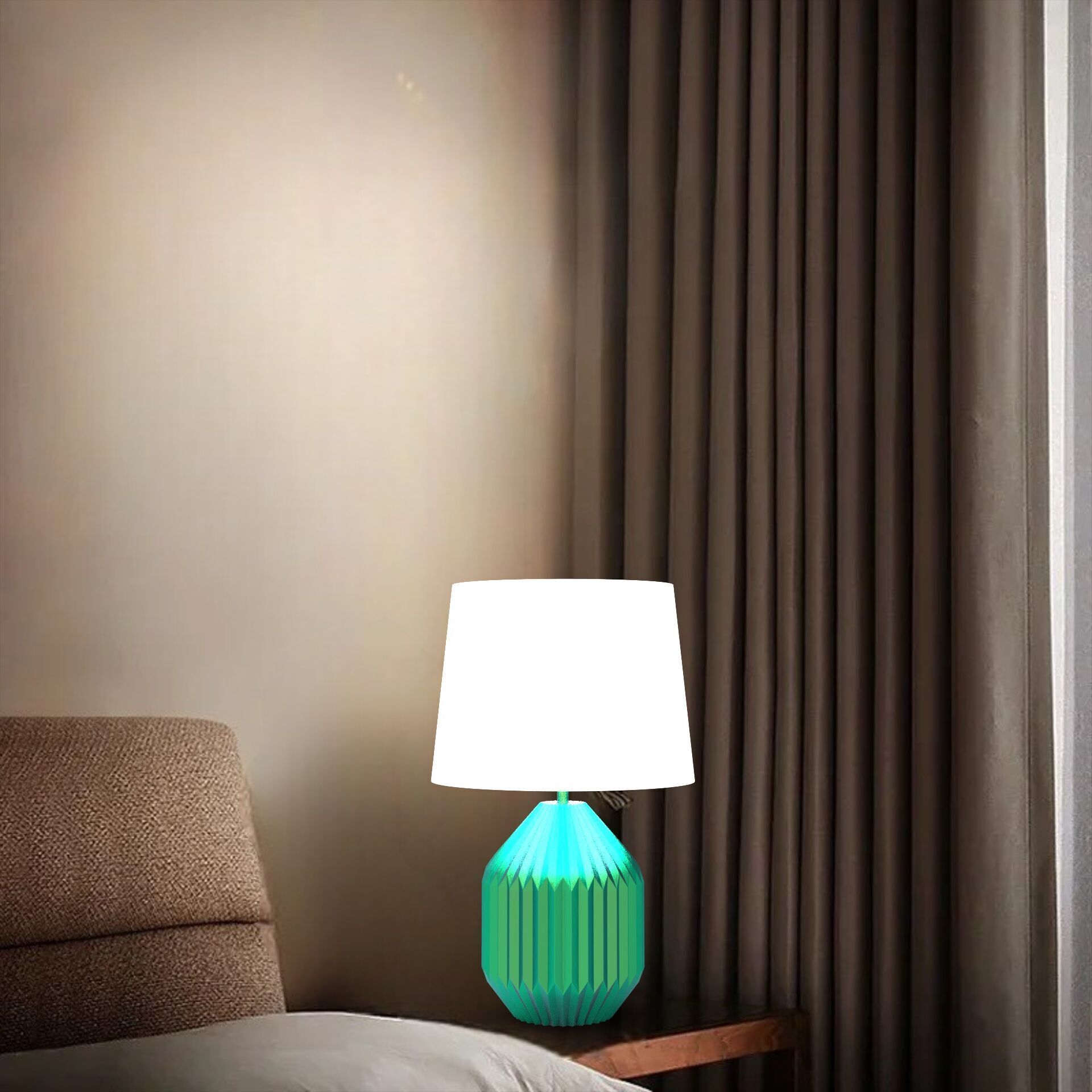Table Lamp 3D print model_4