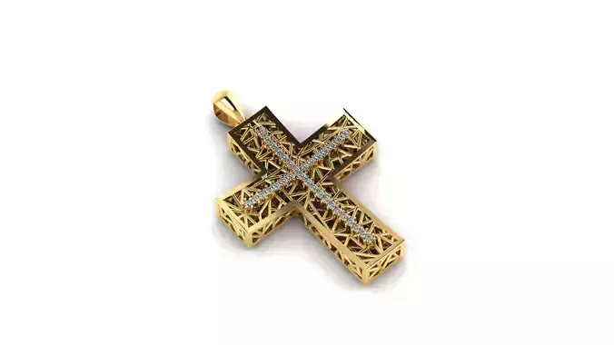 Diamond Cross Pendant