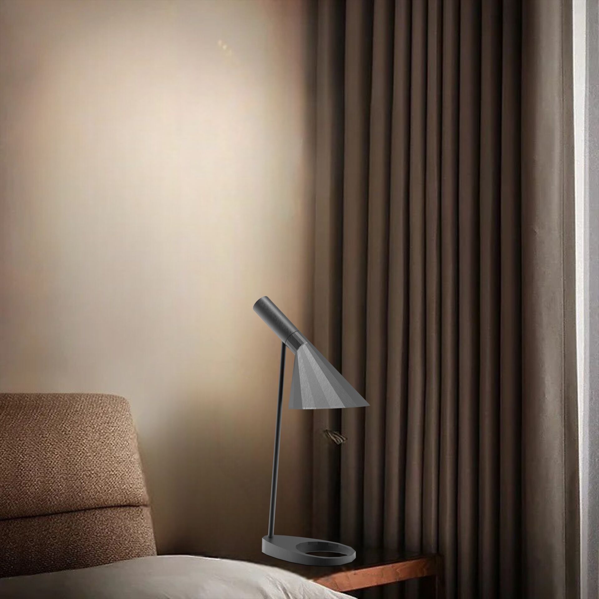 Table Lamp 3D print model_3