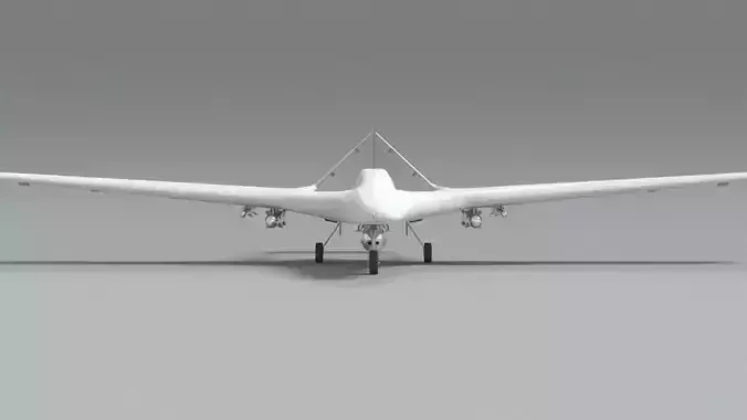 laos Game Military Drone Low-poly 3D model