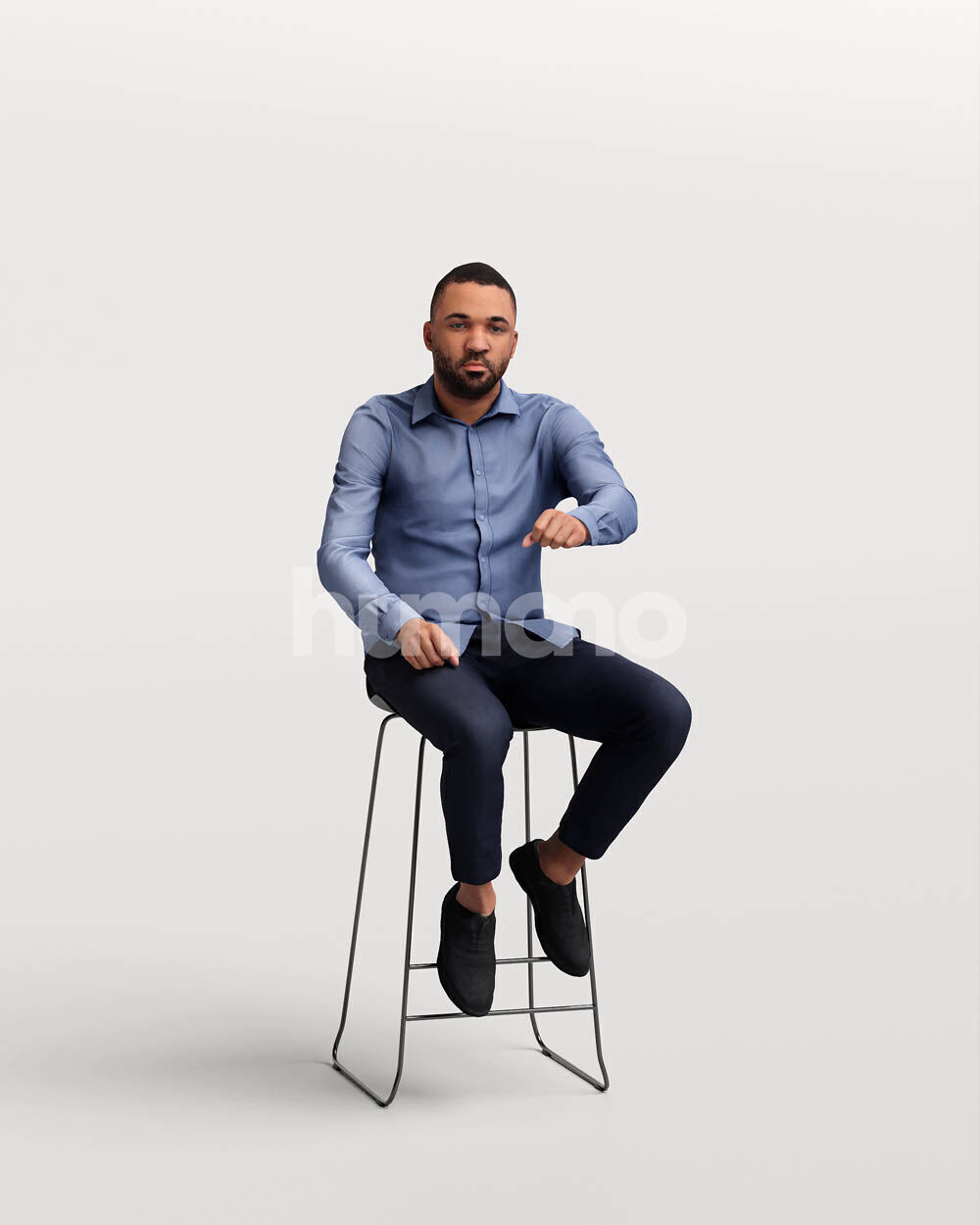 Humano 12-Collection 2502 - STOOLS-12 x 3D models 3D model_11