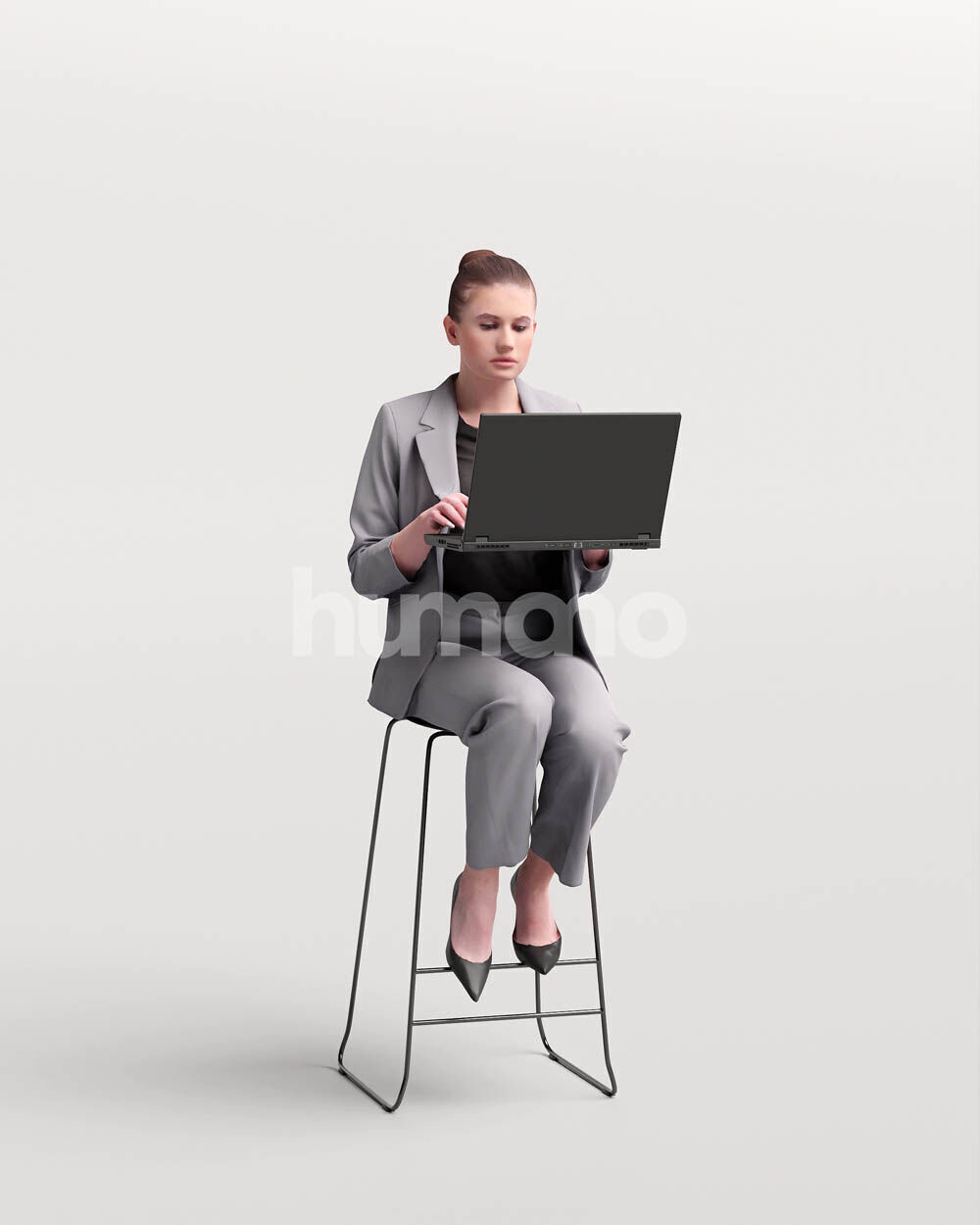 Humano 12-Collection 2502 - STOOLS-12 x 3D models 3D model_5