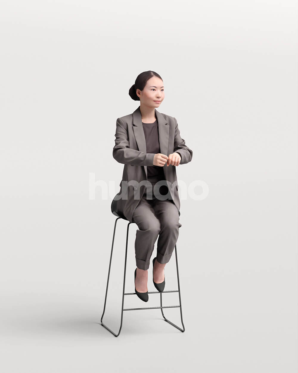 Humano 12-Collection 2502 - STOOLS-12 x 3D models 3D model_13