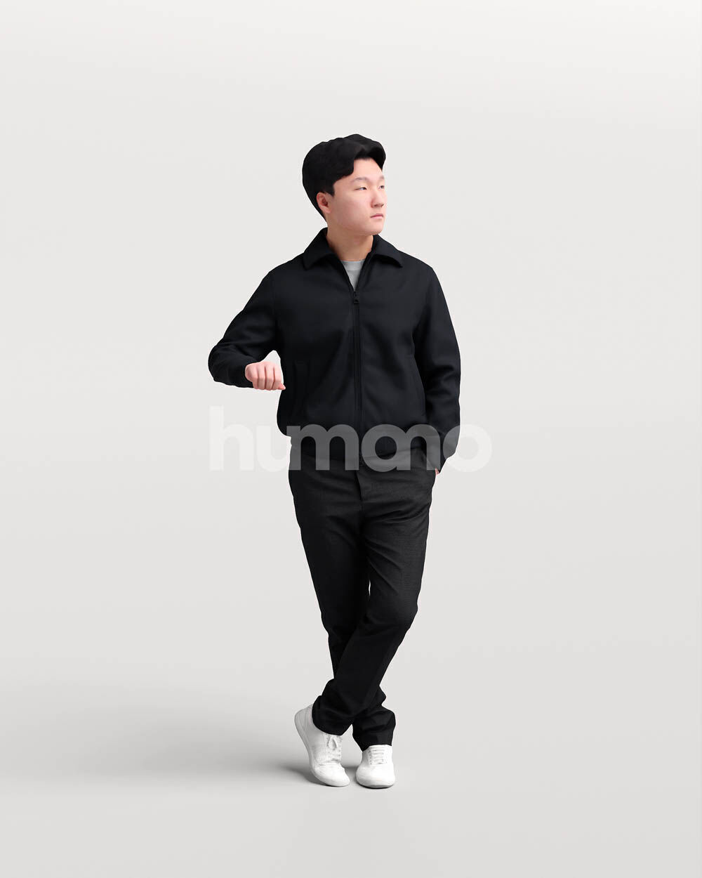 Humano 12-Collection 2502 - STOOLS-12 x 3D models 3D model_9