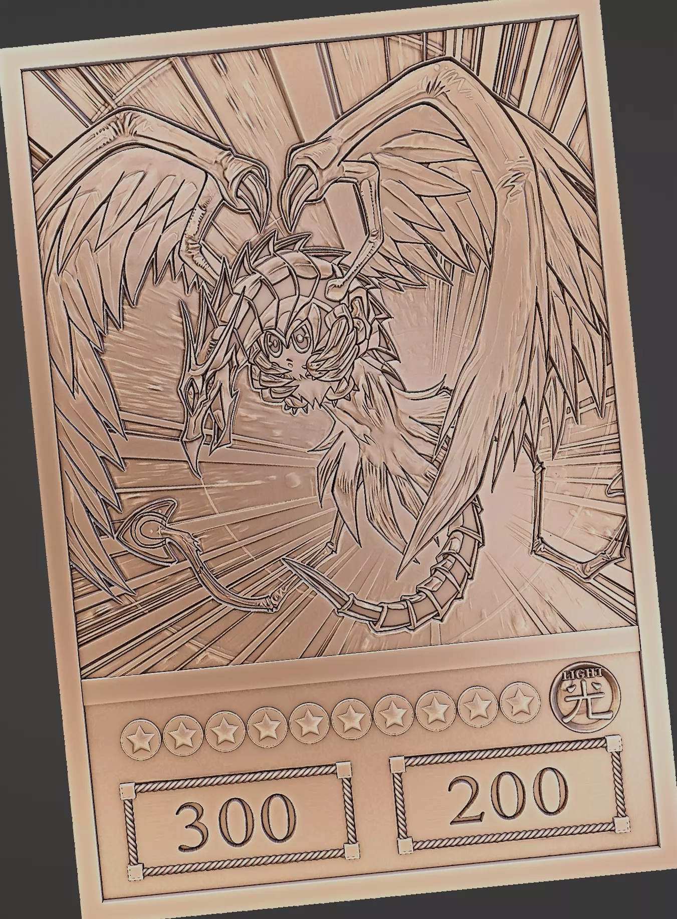 Winged Kuriboh LV10 - yu-gi-oh Free 3D print model