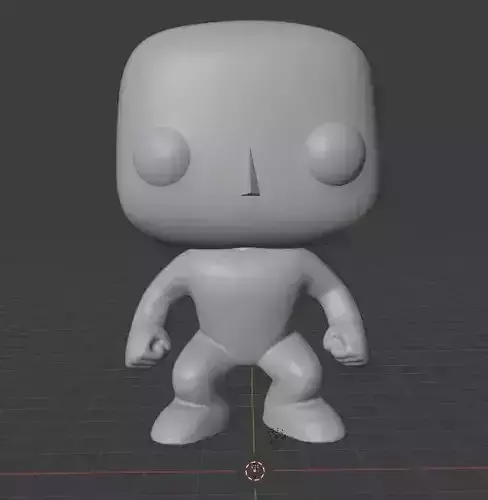 Pop Figure Blank 3D print model