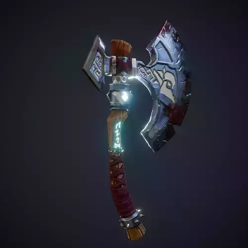 Game Ready Axe Model Low-poly 3D model
