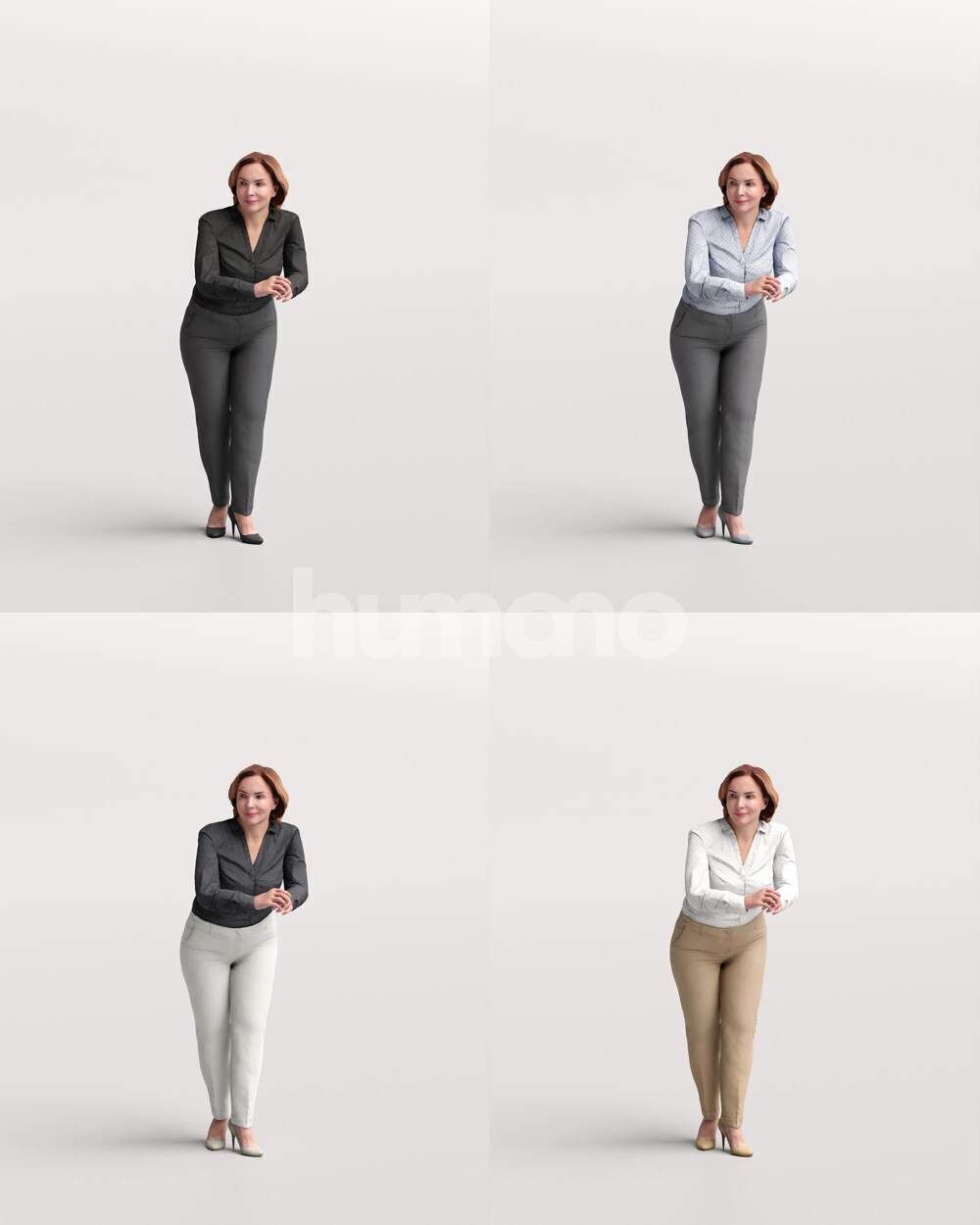 Humano 12-Collection 2501 - BALUSTRADES -12 x 3D models 3D model_25