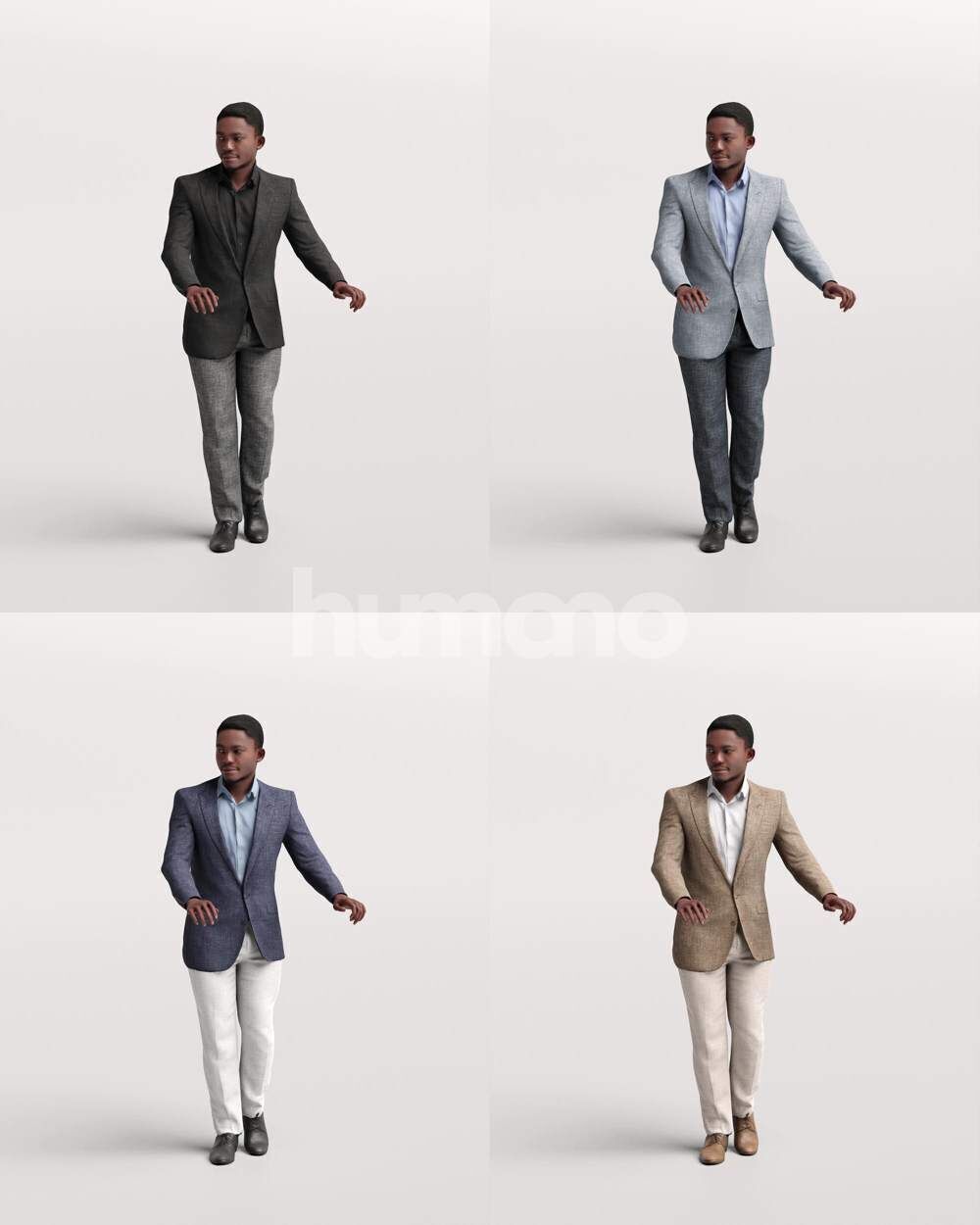 Humano 12-Collection 2501 - BALUSTRADES -12 x 3D models 3D model_24