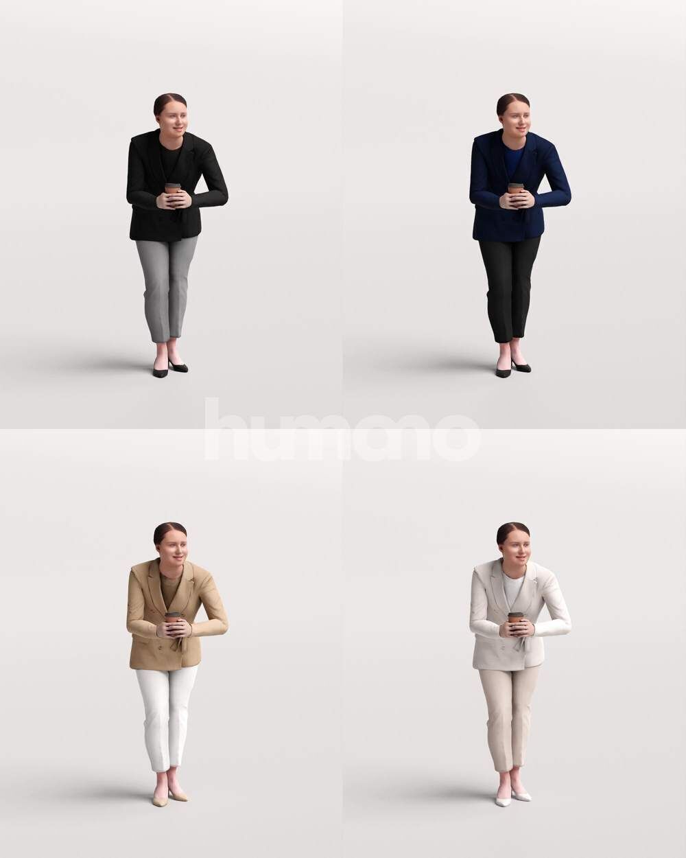 Humano 12-Collection 2501 - BALUSTRADES -12 x 3D models 3D model_17