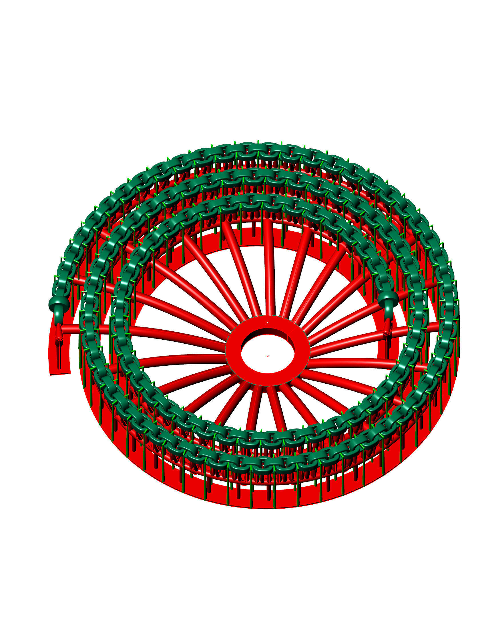 Fancy Italian Chain 3D Model  Ready to Print 3D print model_1