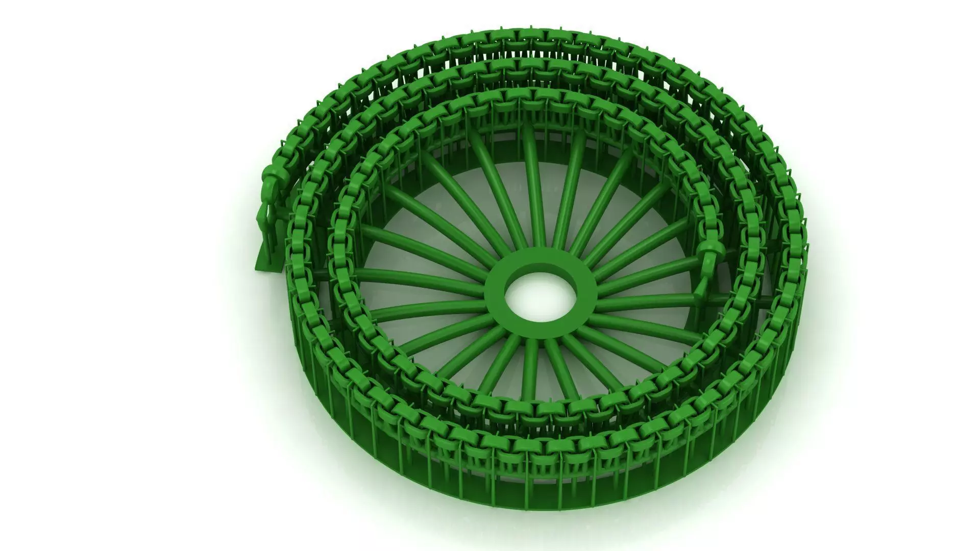 Fancy Italian Chain 3D Model  Ready to Print 3D print model_0