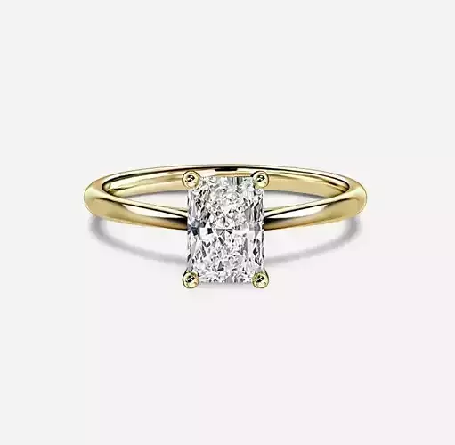 Gold Engagement Ring 02
