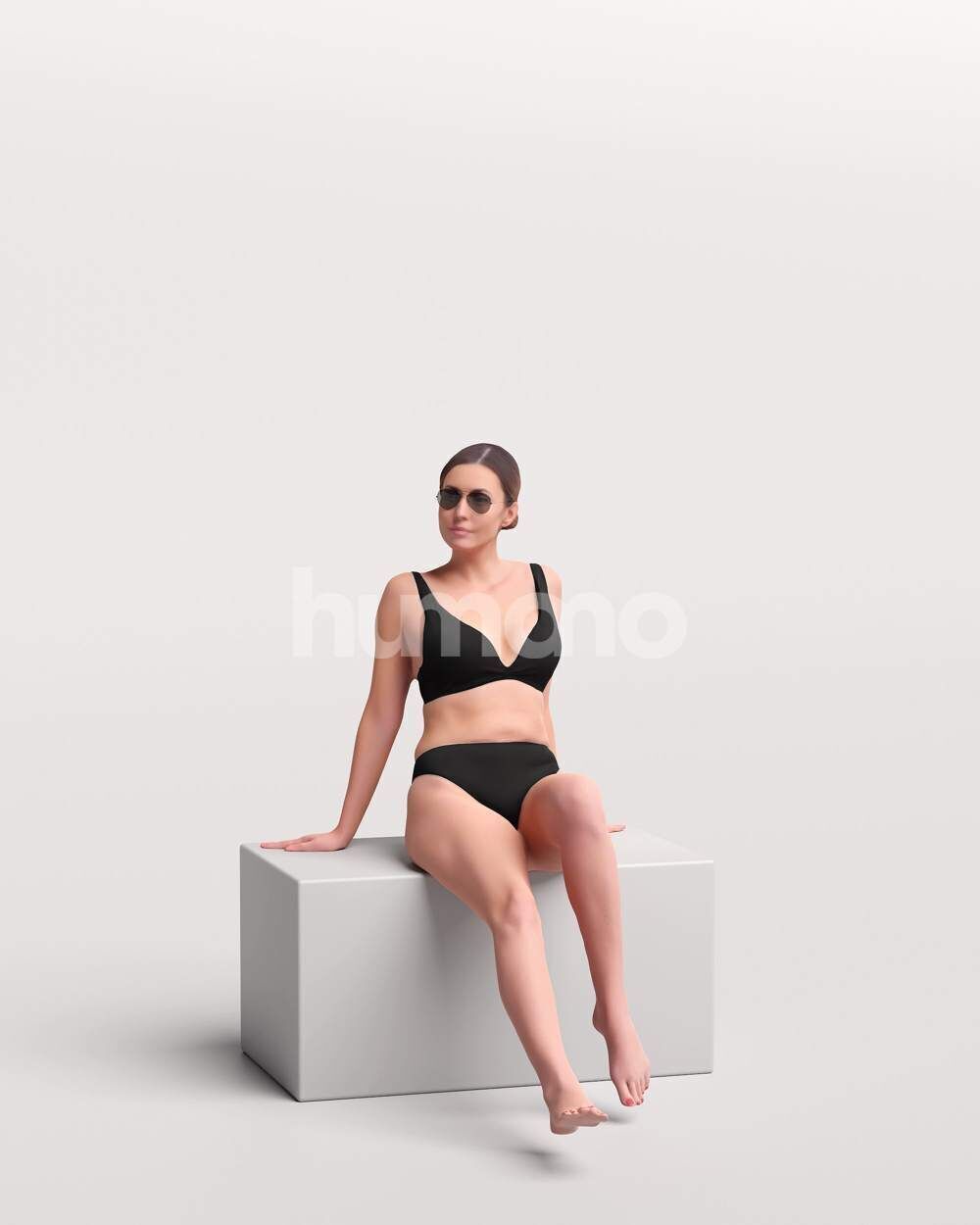 Humano 12-Collection 2511 - LUXURY POOL 2 -12 x 3D models  3D model_4