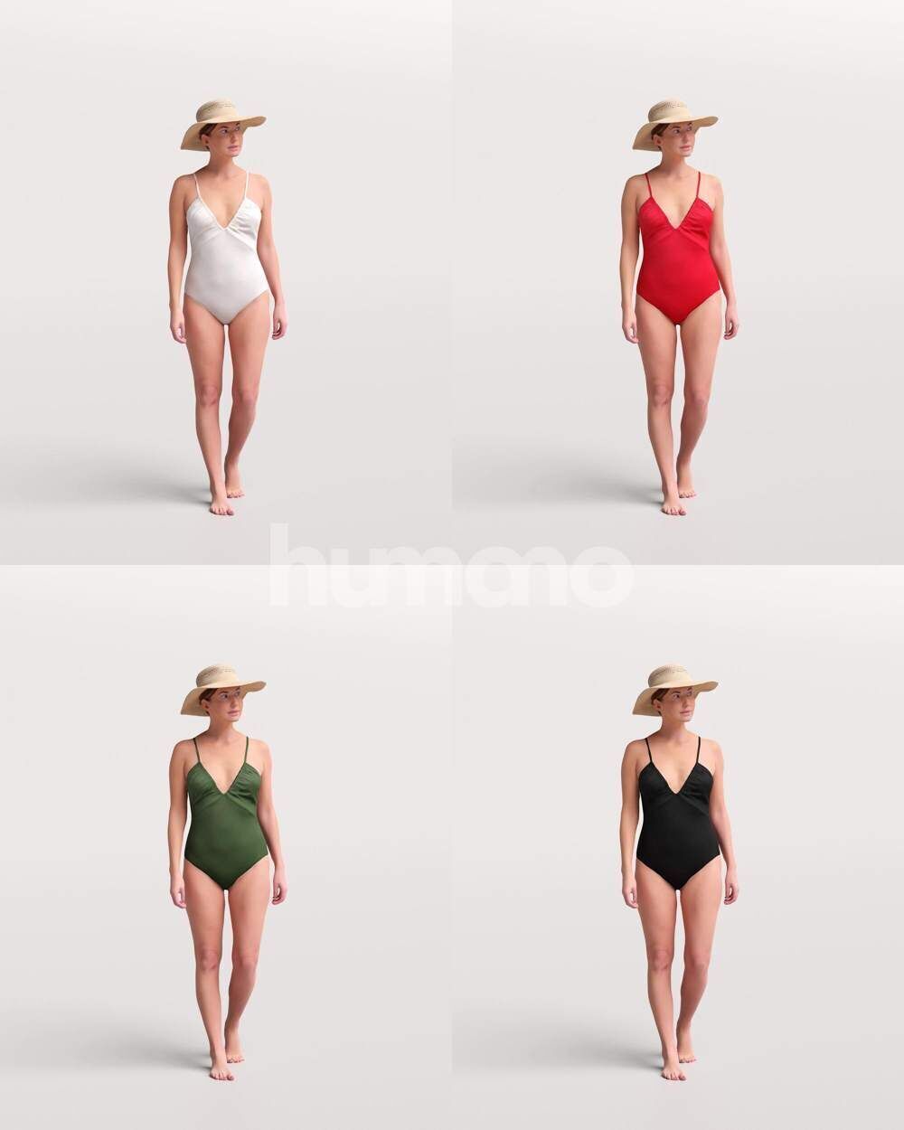 Humano 12-Collection 2511 - LUXURY POOL 2 -12 x 3D models  3D model_14