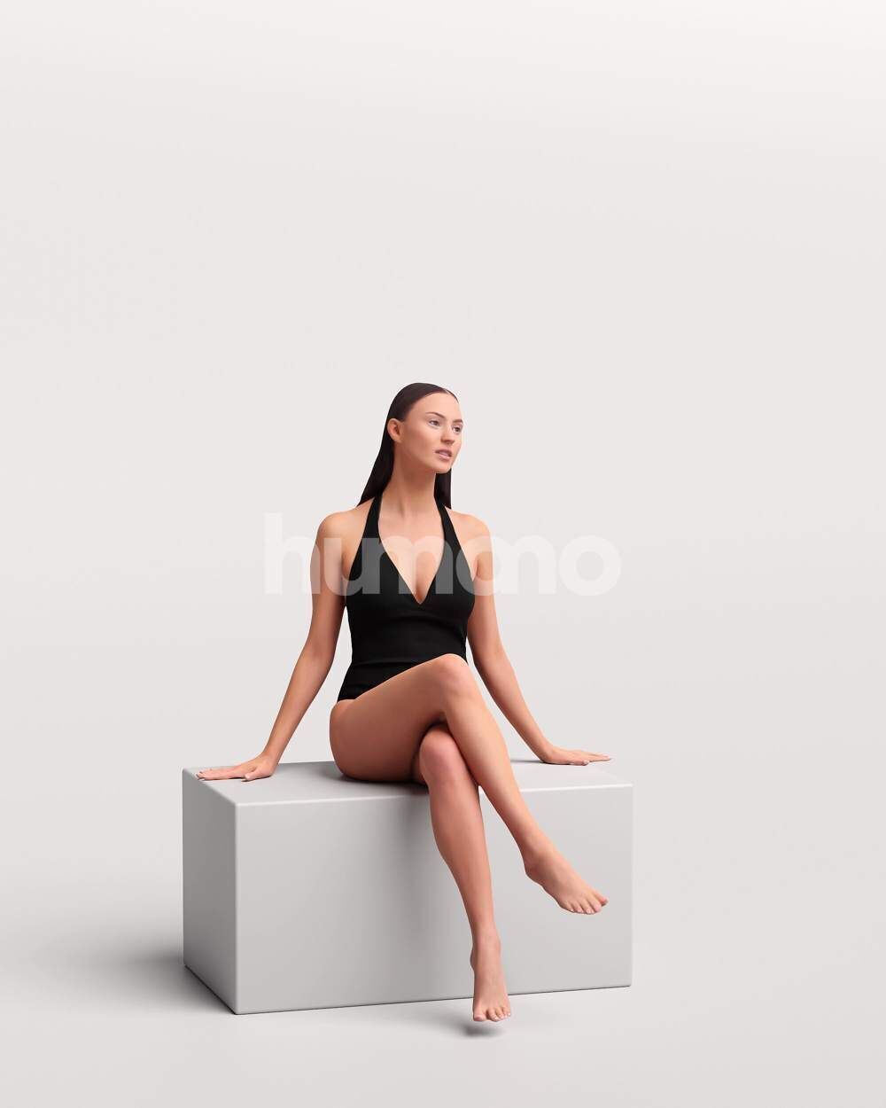 Humano 12-Collection 2511 - LUXURY POOL 2 -12 x 3D models  3D model_13