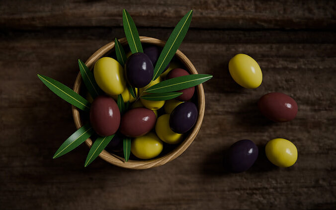Pasta Plate 3d Scene 3D model 6