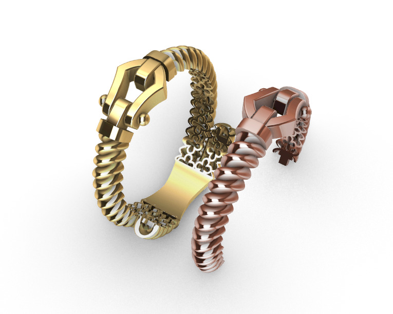 Rings 3D print model_2