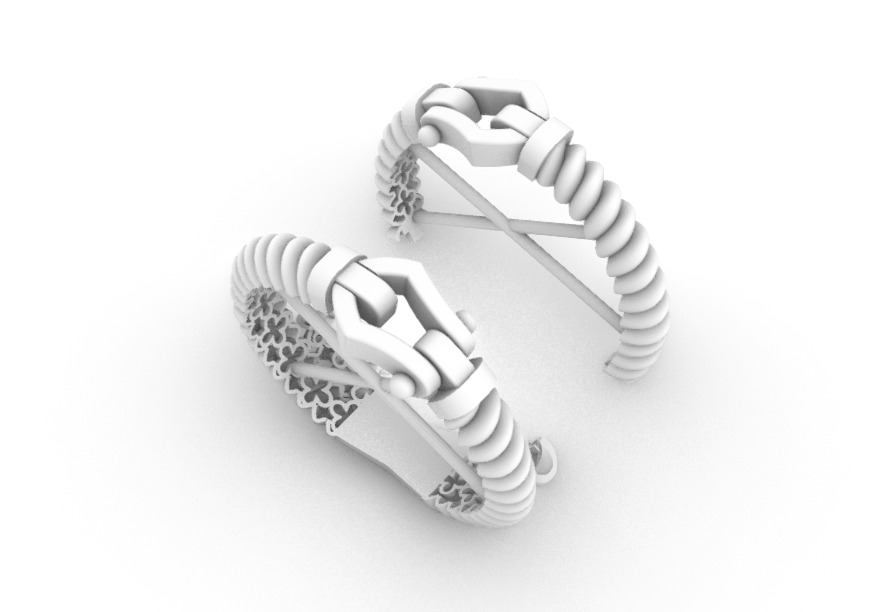Rings 3D print model_3