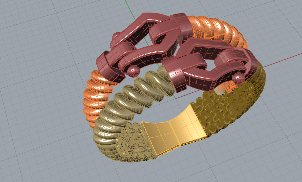 Rings 3D print model_1