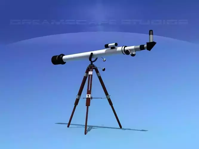 Refractor Telescope 3D model
