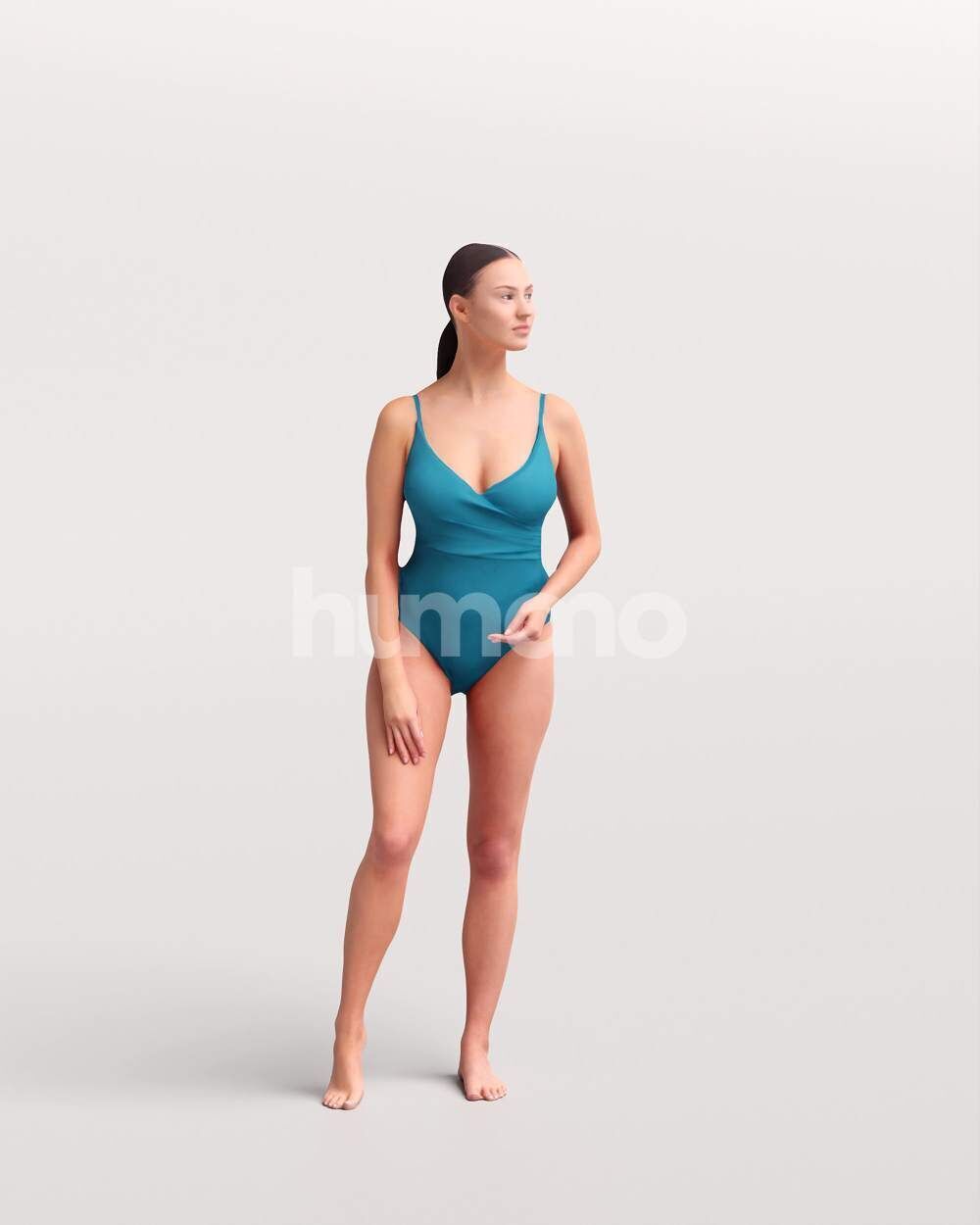 Humano 12-Collection 2510 - ARUND THE POOL -12 x 3D models  3D model_11