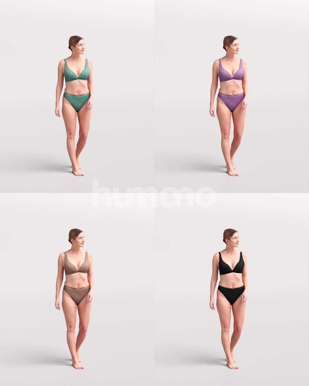 Humano 12-Collection 2510 - ARUND THE POOL -12 x 3D models  3D model_15