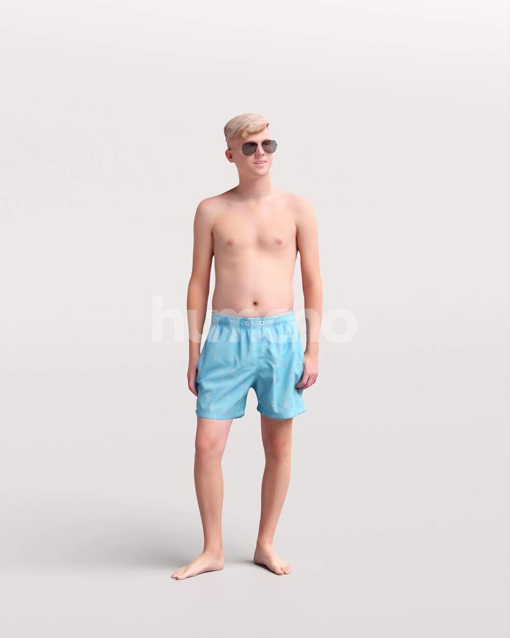 Humano 12-Collection 2510 - ARUND THE POOL -12 x 3D models  3D model_4