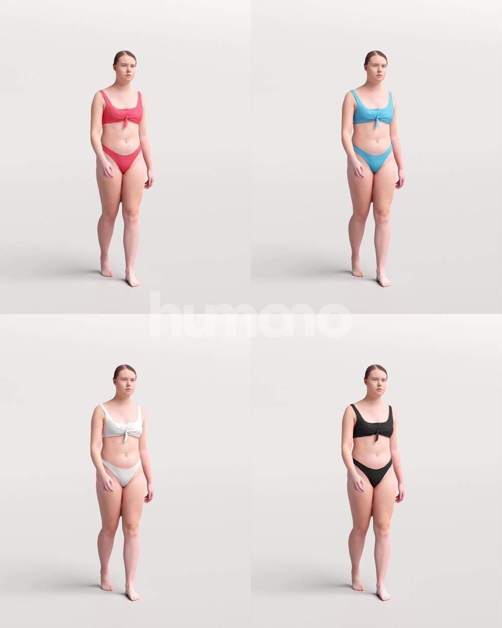 Humano 12-Collection 2510 - ARUND THE POOL -12 x 3D models  3D model_20