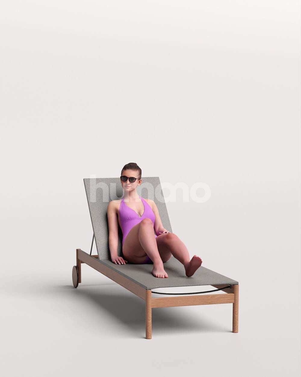 Humano 12-Collection 2510 - ARUND THE POOL -12 x 3D models  3D model_10