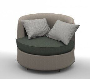 modern armchair 3d model 3D model